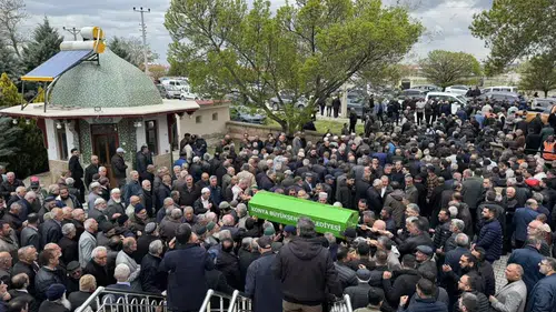Konya'da eski belediye başkanı toprağa verildi