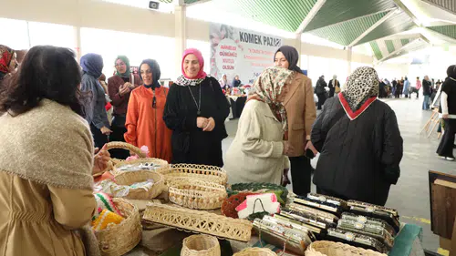 Konya’da kadın emeği bu pazarda hayat buldu
