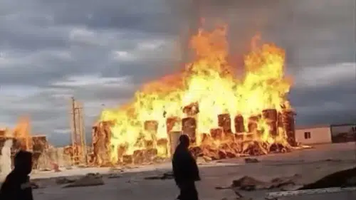 Konya’da kâğıt fabrikası alev alev ya ıyor