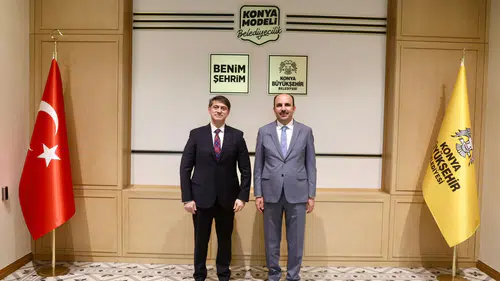 Konya’da önemli buluşma! Biri şehri yönetiyor, diğeri güvenliği sağlıyor