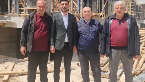 Mekan İnşaat çalışanları ve dostlarıyla buluştu