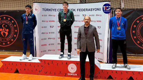 Trampolinde Türkiye’nin en iyisi Konya’dan çıktı