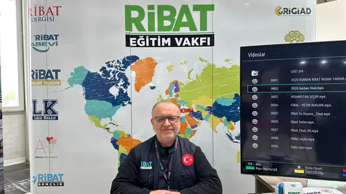 Ribat Eğitim Vakfı fuarda yerini aldı! Bağışlar ihtiyaç sahiplerine ulaştırılıyor