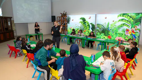 Konya Tropikal Kelebek Bahçesi’nde çocuklara doğa dolu etkinlikler