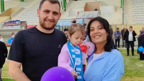 Konya’da 2 yaşındaki Umay kanseri yendi, gökyüzü balonlarla doldu
