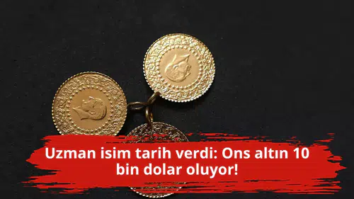 Uzman isim tarih verdi: Ons altın 10 bin dolar oluyor!