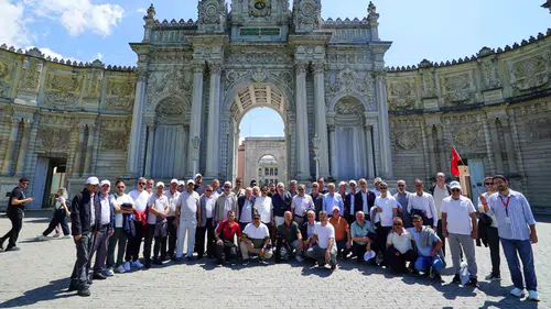 Konya'dan yüksek hızlı trenle İstanbul’a gittiler: Muhtarlar tarihi yerleri gezdi