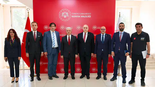 Filistin Devleti Türkiye Büyükelçisi’nden Konya Valisi Akın’a ziyaret