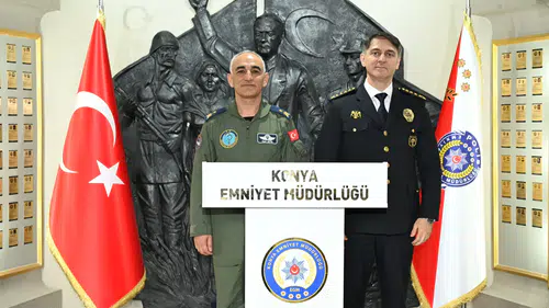 Konya Emniyet Müdürü kritik isimlerle görüştü