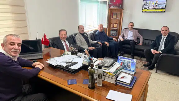 Konya esnafının liderleri bir araya geldi