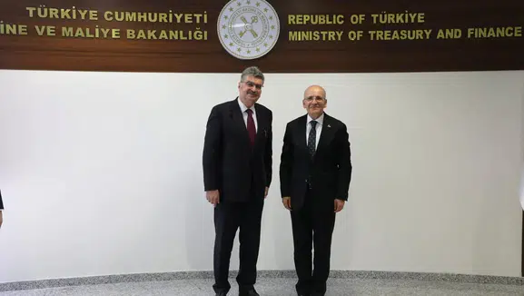 Konya Vekili Erdem, Hazine Bakanı Şimşek ile görüştü