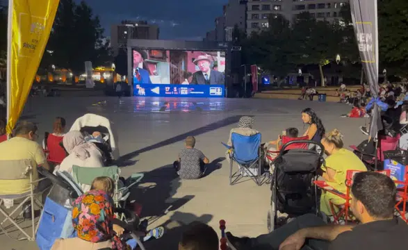 Konya’da açık havada sinema keyfi bir başka