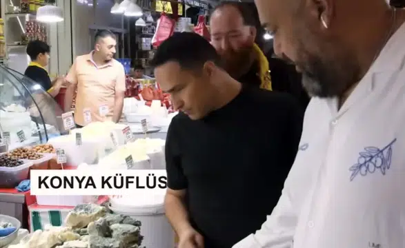 Ünlü Şefi Konya pazarında görenler gözlerine inanamadı! O lezzete bayıldı