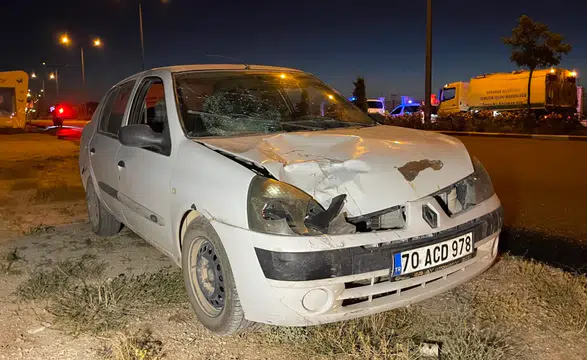 Karaman’da feci kaza! Alkollü sürücü motosiklete çarptı, baba hayatını kaybetti