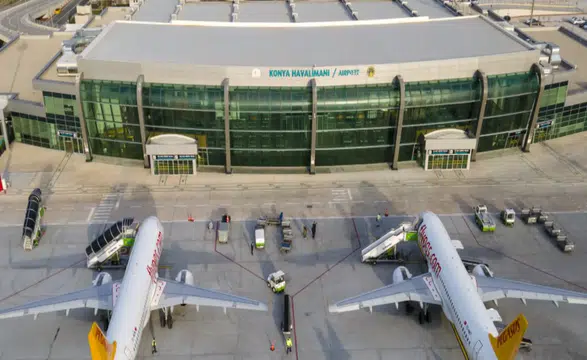 Konya Havalimanı'nda Temmuz yoğunluğu! 1 ayda 118 bin yolcu