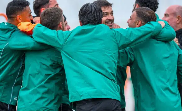 Konyaspor'da neşeli idman