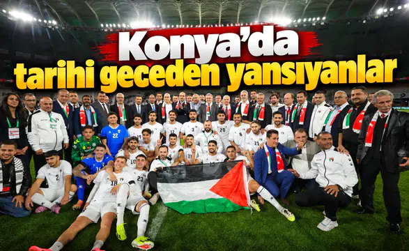 Konya'da tarihi geceden yansıyanlar!