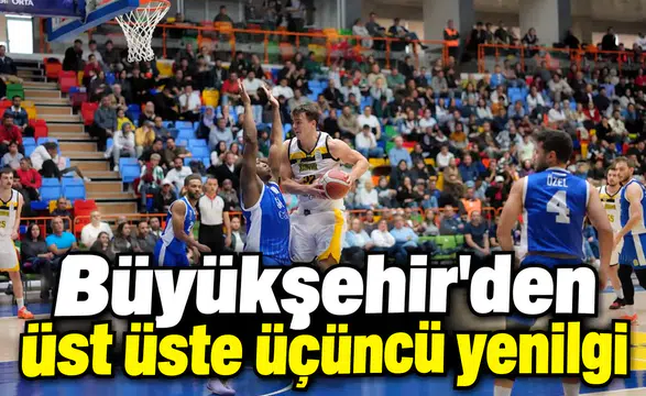 Konya Büyükşehir, üst üste üçüncü yenilgisini aldı