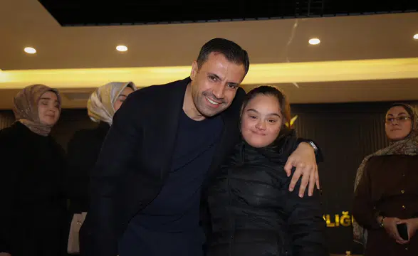 Başkan Özgökçen özel günde özel misafirleri ağurladı