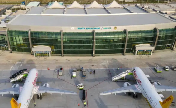 Konya Havalimanı Şubat’ta rekor kırdı! 70 binden fazla yolcuya hizmet verdi