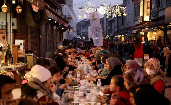 Konya’nın göbeğinde böyle sofra görülmedi! İşte o dev etkinlik