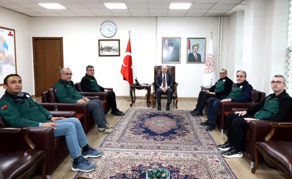 Konya’da suyu yöneten ekip Vali Akın ile yeraltı sularını konuştu