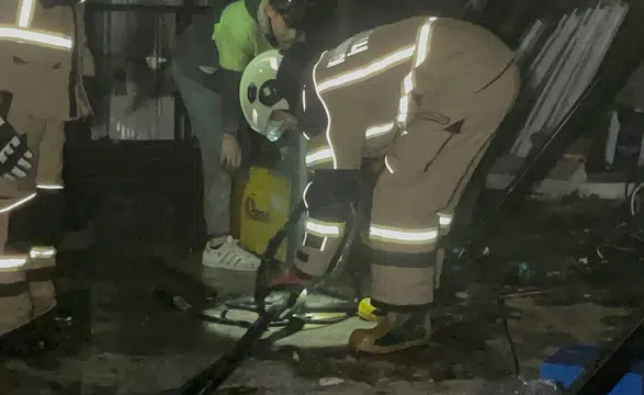 Karaman’da spiral kıvılcımları iş yerinde yangın çıkardı