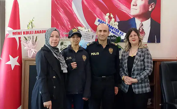 Konya'da özel gereksinimli öğrencinin polis olma hayali gerçek oldu