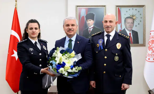 Polis Haftası'nda Konya Valisi Akın, Emniyet Müdürü Yüksek'i ağırladı