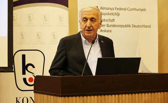 Alman heyeti Konya'da! Konya Sanayi Odası Başkanı Büyükeğen'den vize talebi