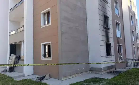 Konya'da çıkan yangında 6 kişilik aile ölümden döndü!