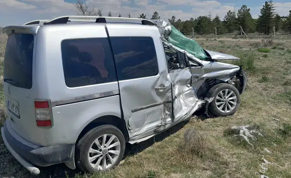 Konya'da feci kaza! Tır ile araç çarpıştı, 1 ölü