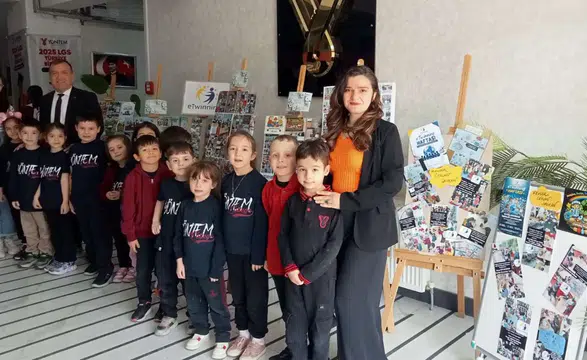 Konya’da minik öğrencilerden uluslararası proje! Sergi büyük ilgi gördü