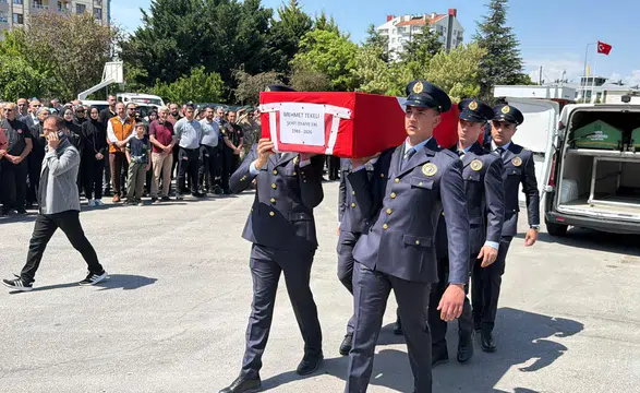 Konya’da şehit olan itfaiye eri son yolculuğuna uğurlanıyor