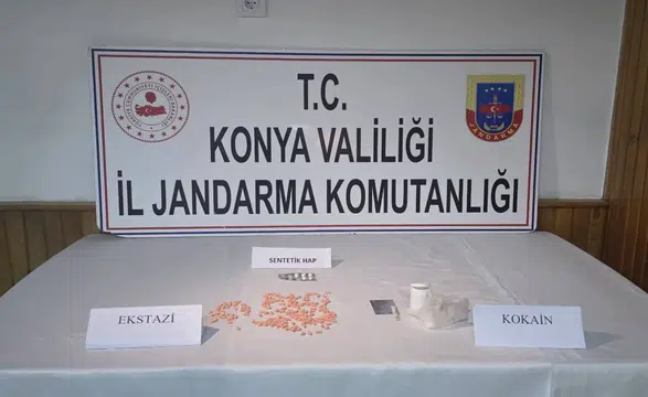 Konya’da narkotik operasyonu! Jandarma baskınında şüpheli tutuklandı