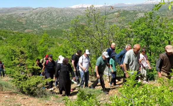 Konya’da 40 yıldır kullanılmayan 2 bin yıllık yolu yeniden yürüdüler