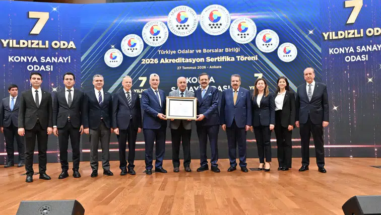 Konya Sanayi Odası Türkiye'de bir ilki başardı! Bu unvanı alan tek oda oldu
