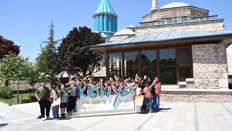 Konya’da 3 bin çocuk bu etkinlikte buluştu! Tarihi mirası keşfettiler