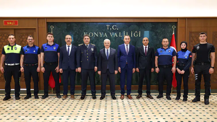 Konya’da zabıta teşkilatı 200 yaşında! Vali Akın makamında ağırladı