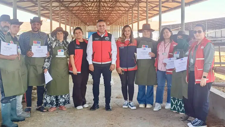 Konya’da hayvancılık için yeni adım! O ilçede 7 kişi eğitim aldı