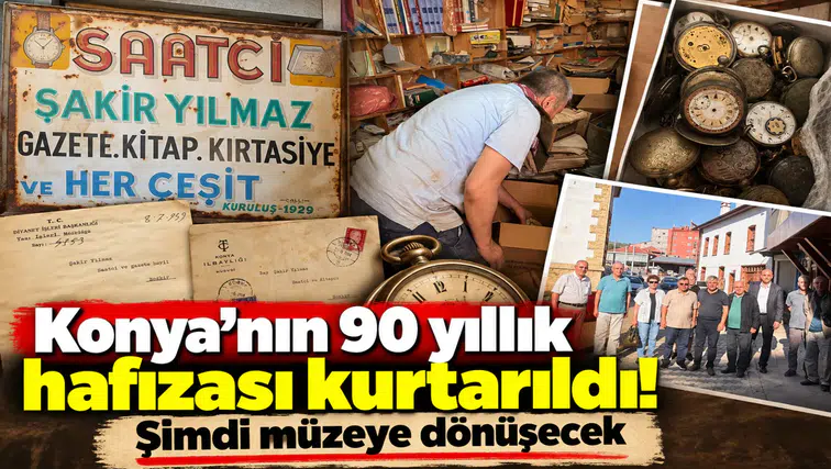 Konya'nın 90 yıllık hafızası kurtarıldı! Şimdi müzeye dönüşecek