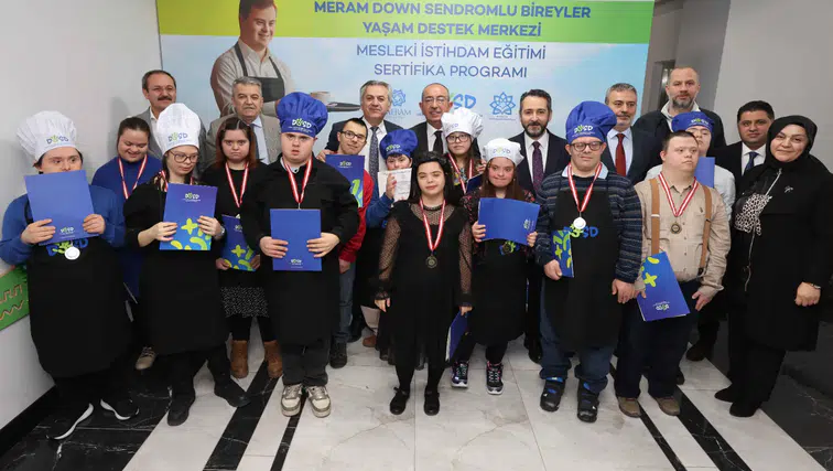 DOSD Meram’da özel gençler iş hayatına ilk adımını attı