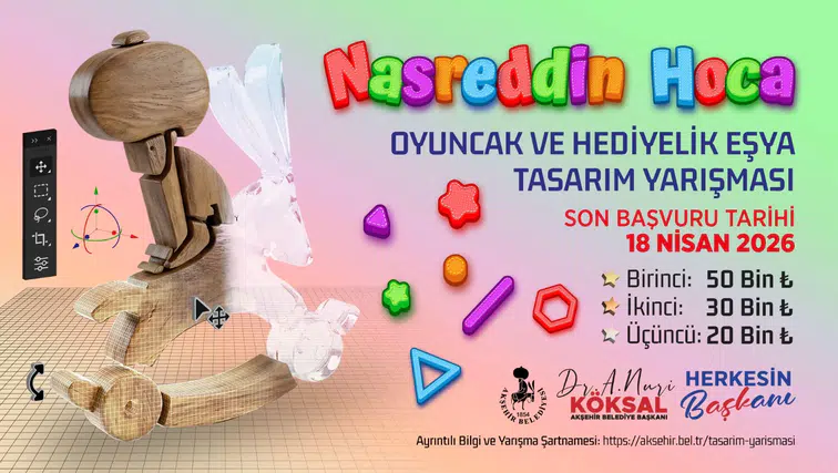 Konya’da Nasreddin Hoca’nın mizahı tasarımlara ilham olacak