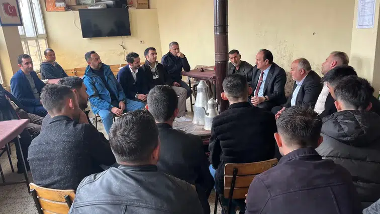 Konyalı Başkan Acar, soba başında hemşehrileriyle buluştu