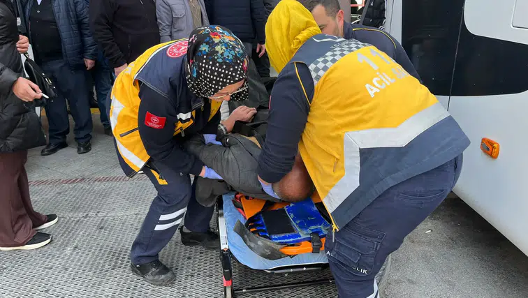 Konya'da otogarda panik! 1 kişi yaralandı