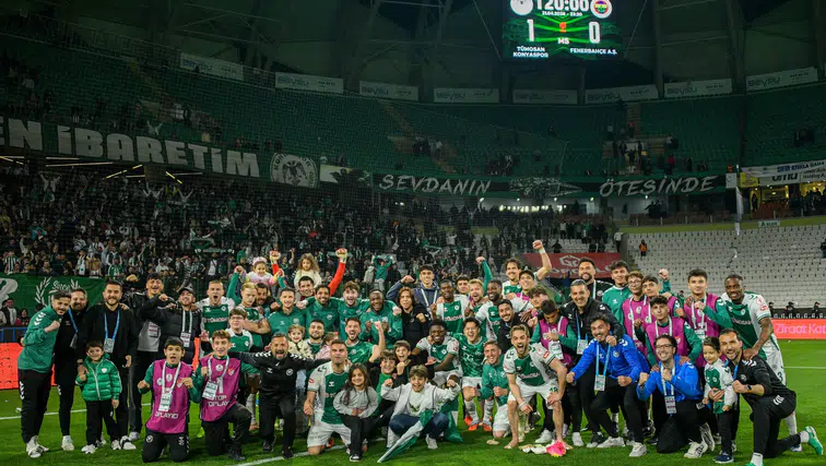 Konyaspor'dan kupada inanılmaz performans