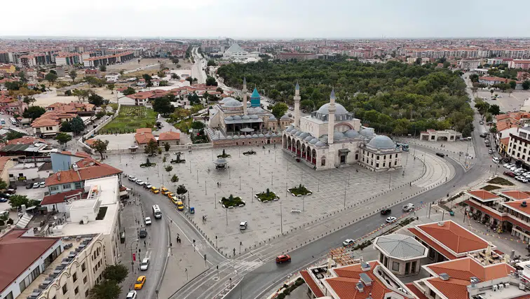 Konya’da 2030 yılına kadar kapalı olacak olan yapı ilk kez görüntülendi! Vali içine girdi