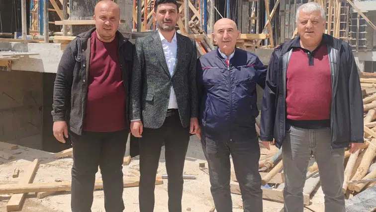 Mekan İnşaat çalışanları ve dostlarıyla buluştu