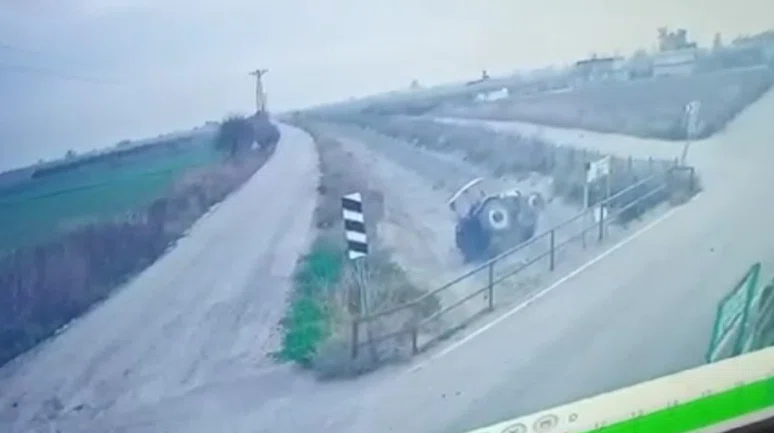 Kalp krizi geçiren traktör sürücüsü feci şekilde can verdi