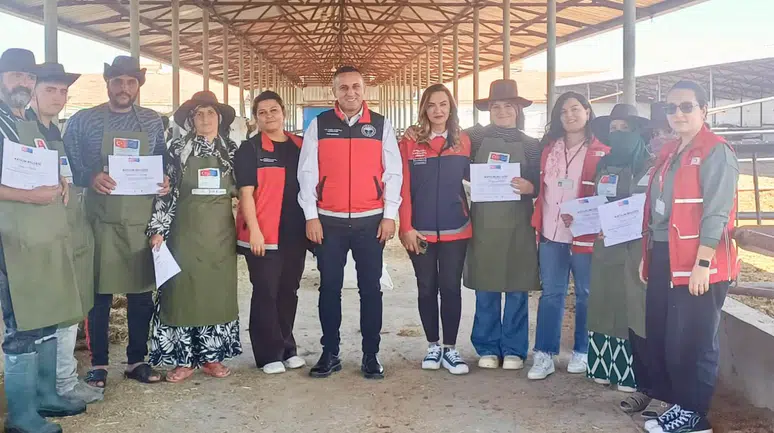 Konya’da hayvancılık için yeni adım! O ilçede 7 kişi eğitim aldı